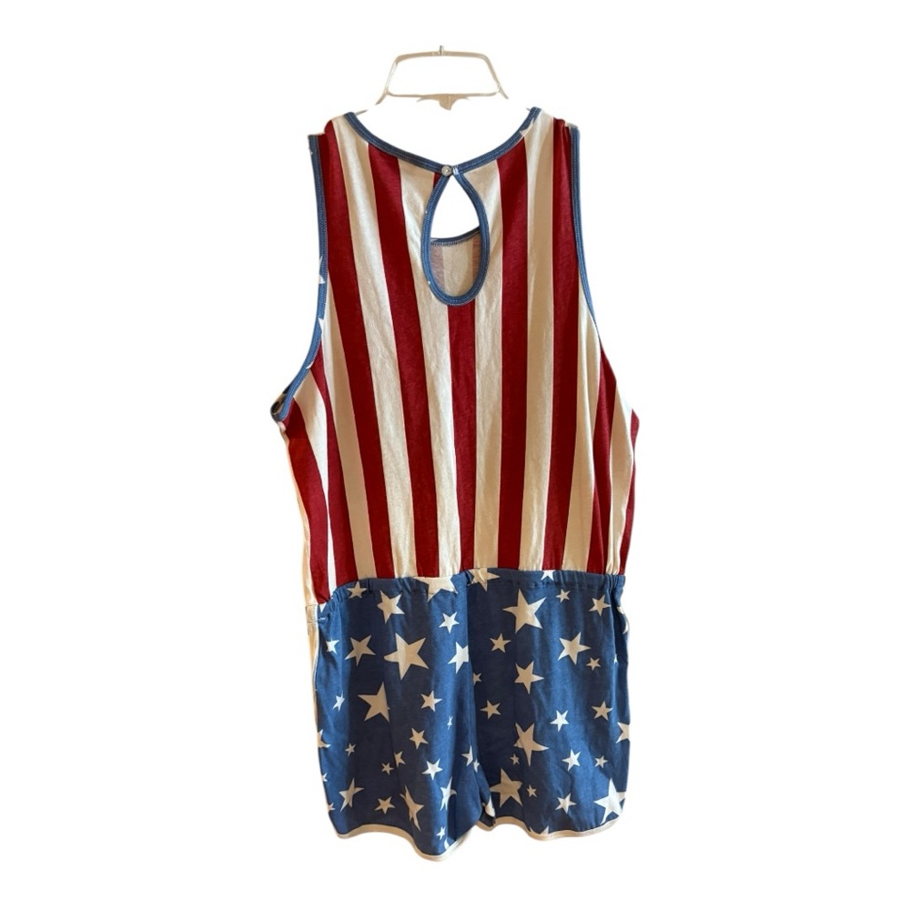 Junk Food Red and White Striped Tank Top - Picture 6 of 9